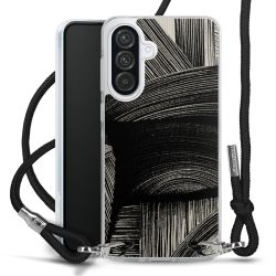 New Carry Case Transparent Stoff schwarz/silber