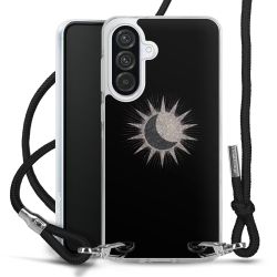 New Carry Case Transparent Stoff schwarz/silber