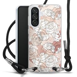 New Carry Case Transparent Stoff schwarz/silber