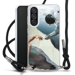 New Carry Case Transparent Stoff schwarz/silber