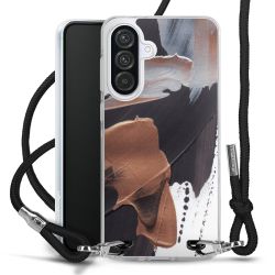 New Carry Case Transparent Stoff schwarz/silber