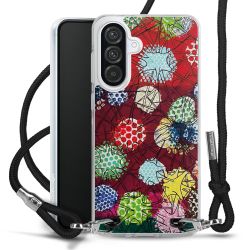 New Carry Case Transparent Stoff schwarz/silber