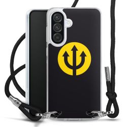 New Carry Case Transparent Stoff schwarz/silber