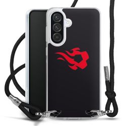 New Carry Case Transparent Stoff schwarz/silber