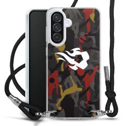 New Carry Case Transparent Stoff schwarz/silber