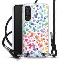 New Carry Case Transparent Stoff schwarz/silber