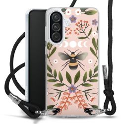 New Carry Case Transparent Stoff schwarz/silber