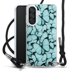 New Carry Case Transparent Stoff schwarz/silber