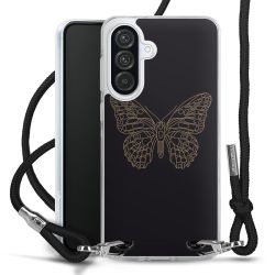 New Carry Case Transparent Stoff schwarz/silber