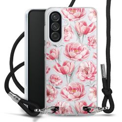 New Carry Case Transparent Stoff schwarz/silber