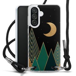 New Carry Case Transparent Stoff schwarz/silber