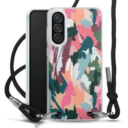 New Carry Case Transparent Stoff schwarz/silber