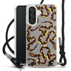 New Carry Case Transparent Stoff schwarz/silber