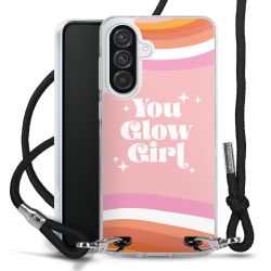 New Carry Case Transparent Stoff schwarz/silber