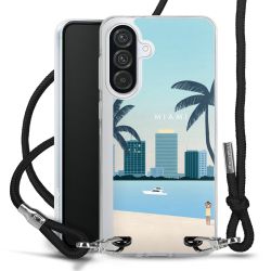 New Carry Case Transparent Stoff schwarz/silber