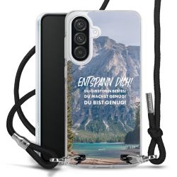 Carry Case Stoff schwarz/silber