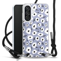 New Carry Case Transparent Stoff schwarz/silber