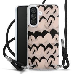 New Carry Case Transparent Stoff schwarz/silber