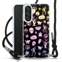 New Carry Case Transparent Stoff schwarz/silber