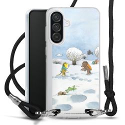 New Carry Case Transparent Stoff schwarz/silber