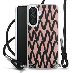 New Carry Case Transparent Stoff schwarz/silber