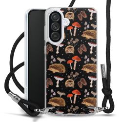 New Carry Case Transparent Stoff schwarz/silber