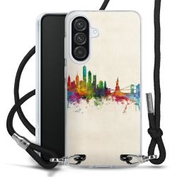 New Carry Case Transparent Stoff schwarz/silber