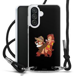 New Carry Case Transparent Stoff schwarz/silber