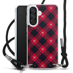 New Carry Case Transparent Stoff schwarz/silber