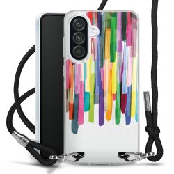 New Carry Case Transparent Stoff schwarz/silber