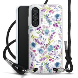 New Carry Case Transparent Stoff schwarz/silber