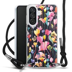 New Carry Case Transparent Stoff schwarz/silber