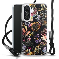 New Carry Case Transparent Stoff schwarz/silber