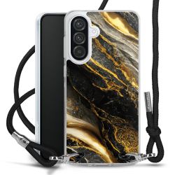 New Carry Case Transparent Stoff schwarz/silber