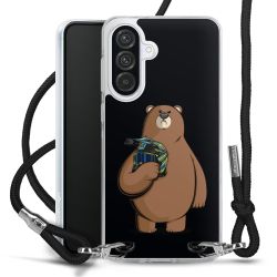 Carry Case Stoff schwarz/silber