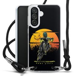 Carry Case Stoff schwarz/silber