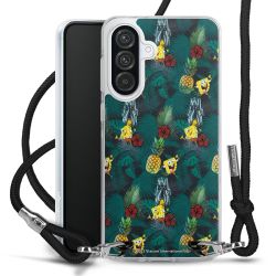 New Carry Case Transparent Stoff schwarz/silber