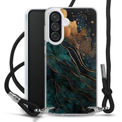 New Carry Case Transparent Stoff schwarz/silber