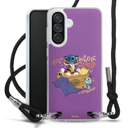 New Carry Case Transparent Stoff schwarz/silber