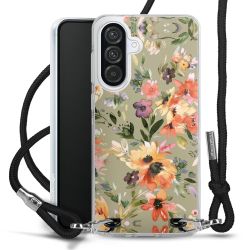 New Carry Case Transparent Stoff schwarz/silber