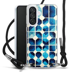 New Carry Case Transparent Stoff schwarz/silber