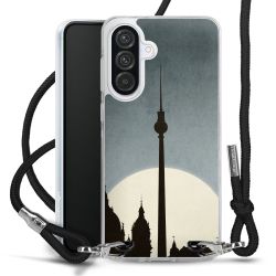 New Carry Case Transparent Stoff schwarz/silber