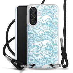 New Carry Case Transparent Stoff schwarz/silber