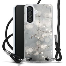 New Carry Case Transparent Stoff schwarz/silber