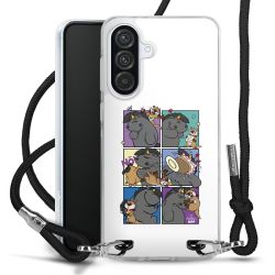 Carry Case Stoff schwarz/silber