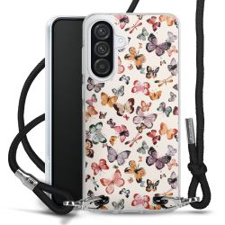 New Carry Case Transparent Stoff schwarz/silber