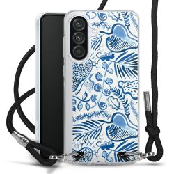 New Carry Case Transparent Stoff schwarz/silber