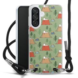 New Carry Case Transparent Stoff schwarz/silber