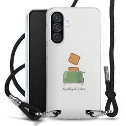 New Carry Case Transparent Stoff schwarz/silber