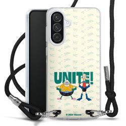 New Carry Case Transparent Stoff schwarz/silber